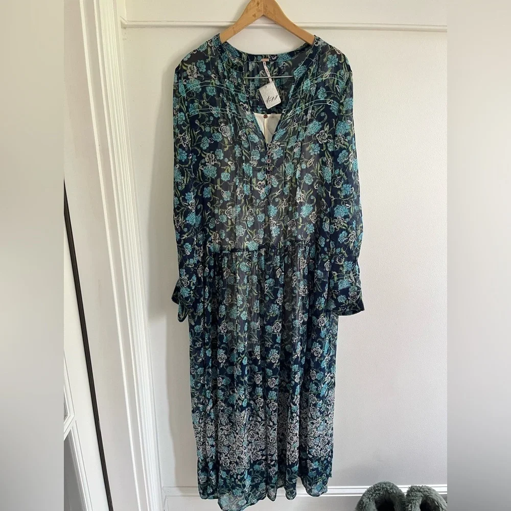 Free People See It Through Dress Size M NWT